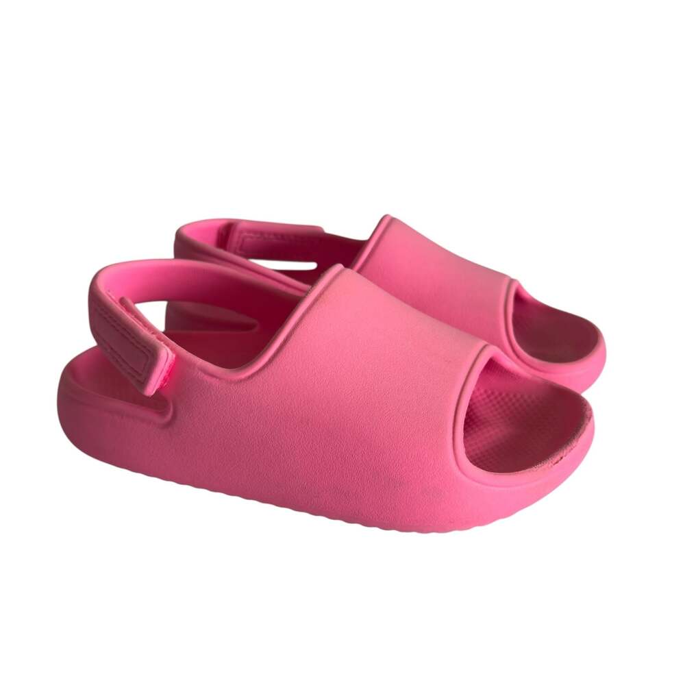 Cat & Jack Hot Pink Slide Sandals Toddler Size 8 Shoes